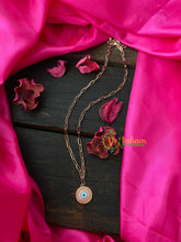 Designer Daily Wear AD Stone Pendant Chain- Eye Pendant- G4117